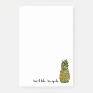 Waterverf Art Cute Pineappel Post-it® Notes