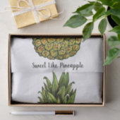 Waterverf Art Cute Pineappel Tissuepapier (Geschenk)