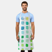 Waterverf Artist Green Schort (Gedragen)