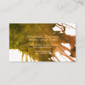 Waterverf Artistic Expressive II Visitekaartje (Achterkant)