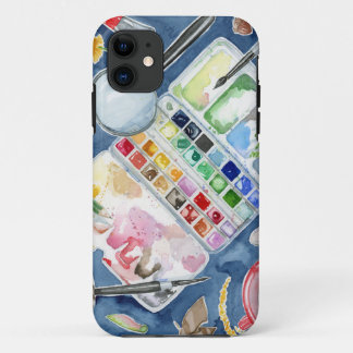 Waterverf artistieke cadeau iPhone 11 hoesje