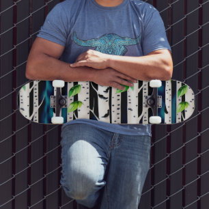 Waterverf Aspen Trees Skateboard