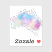 Waterverf Australia Sticker (Vel)