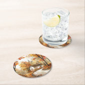 Waterverf Autumn Cottage Onderzetter (Insitu)