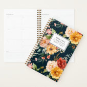 Waterverf Autumn Flowers en Greenery Pattern Planner (Display)