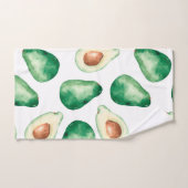 Waterverf Avocado Pattern Bad Handdoek (Handdoek)