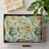  Waterverf avocado Tissuepapier (Geschenk)