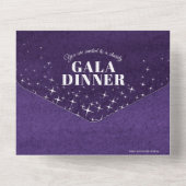 Waterverf avond " sterry sky gala diner " all in one uitnodiging (Achterkant)