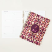 Waterverf Azulejo Red Spaans gepersonaliseerd Planner (Display)