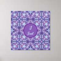 Waterverf Azulejo Violet Spaans Gepersonaliseerd