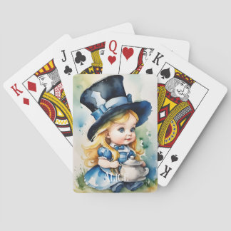 Waterverf Baby Alice in Wonderland Speelkaarten