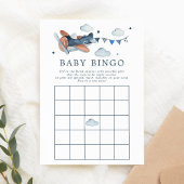  Waterverf Baby Bingo Uitnodiging