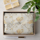  Waterverf Baby Chicks & Floral Spring Tissuepapier (Geschenk)