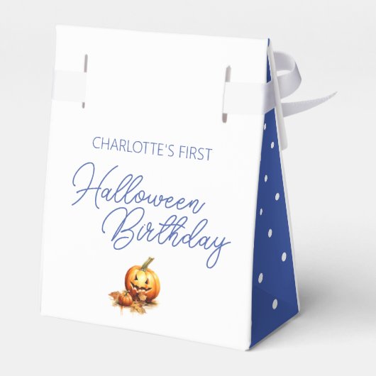 Waterverf Baby Dragon Halloween Verjaardagsfeestje Bedankdoosjes (Achterkant)