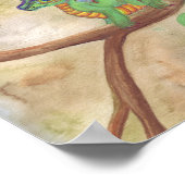 Waterverf Baby Dragon Poster (Hoek)