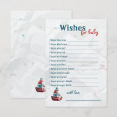 Waterverf-Baby RSVP Kaartje (Voorkant / Achterkant)