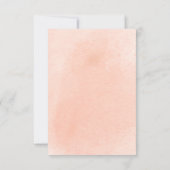 Waterverf Baby shower Bedankkaart (Achterkant)