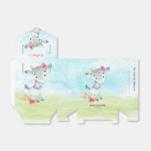 Waterverf Baby shower Boerderij Bedankdoosjes (Uitgevouwen)