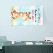Waterverf Baby shower Boerderij Spandoek (Beurs)