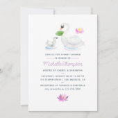 Waterverf Baby shower uitnodiging (Voorkant)