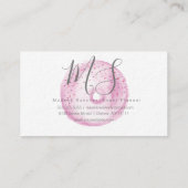 Waterverf Baker Donut Cake Decorator Visitekaartje (Achterkant)