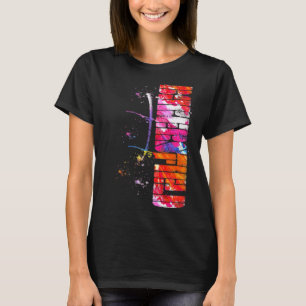 Waterverf Bakersfield Bakersfield Lettering Bak T-shirt