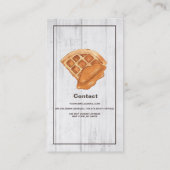 Waterverf Bakery Artisan Sweets Visitekaartje (Achterkant)