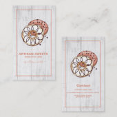 Waterverf Bakery Artisan Sweets Visitekaartje (Voorkant / Achterkant)