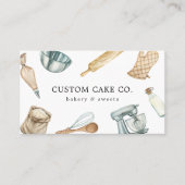 Waterverf bakken maakt Visitekaartje (Voorkant)