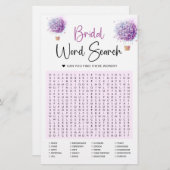 Waterverf ballonbloemen | Word Zoekspel (Voorkant / Achterkant)