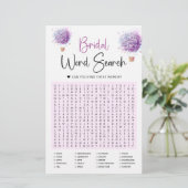 Waterverf ballonbloemen | Word Zoekspel (Staand voorkant)