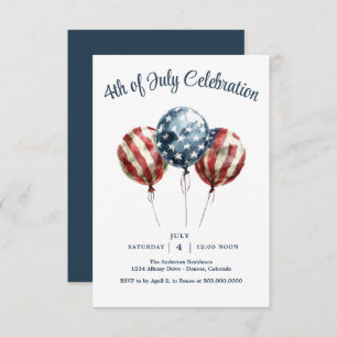 Waterverf ballonnen op 4 juli save the date