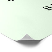 Waterverf Ballonnen Unisex Baby shower Welkom Poster (Hoek)