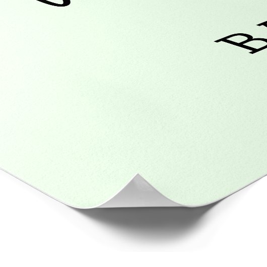 Waterverf Ballonnen Unisex Baby shower Welkom Poster (Hoek)