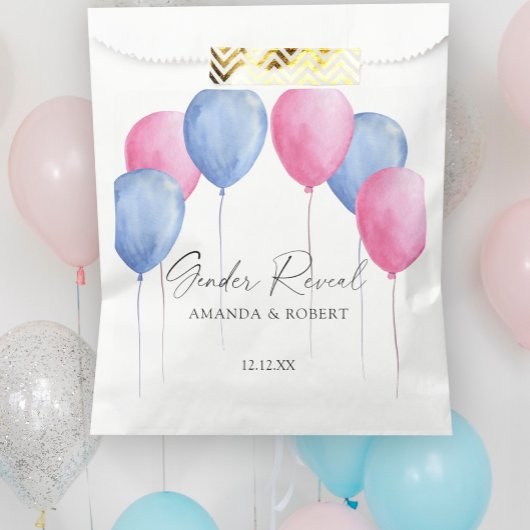 Waterverf Balloons Bedankzakje