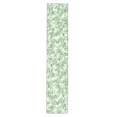 Waterverf Bamboe Leaf Branches Vines Forest Medium Tafelloper (Voorkant)