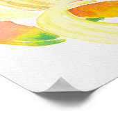 Waterverf Bananas Poster (Hoek)