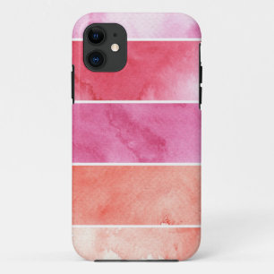 waterverf banners achtergrond voor uw ontwerp iPhone 11 hoesje