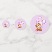 Waterverf Barly Wait Baby shower Confetti (Voorkanten)