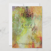 Waterverf Barn Wedding Kaart (Achterkant)