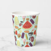 WATERVERF BBQ PAPIEREN BEKERS (Voorkant)