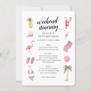 Waterverf Beach Birthday Weekend route Kaart