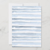 Waterverf Beach Kustdiner Kaart (Achterkant)