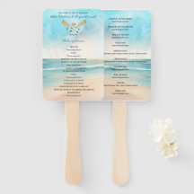 Waterverf Beach Oars bruiloft