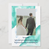 Waterverf Beach Ocean Sand Blue Kaart (Achterkant)