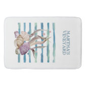 WATERVERF BEACH SHELLS CORAL VACTION BADMAT (Voorkant)