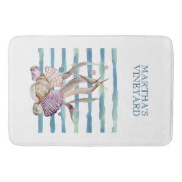 WATERVERF BEACH SHELLS CORAL VACTION BADMAT