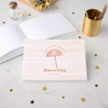 Waterverf Beach Umbrella Tropical Vakantiehuis