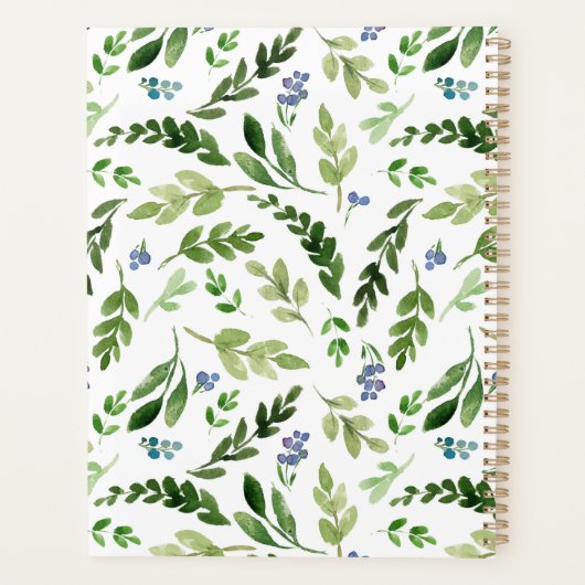 Waterverf Beach Wedding Planner (Achterkant)