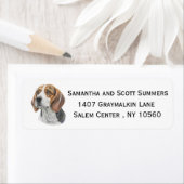 Waterverf Beagle Dog Etiket (Insitu)